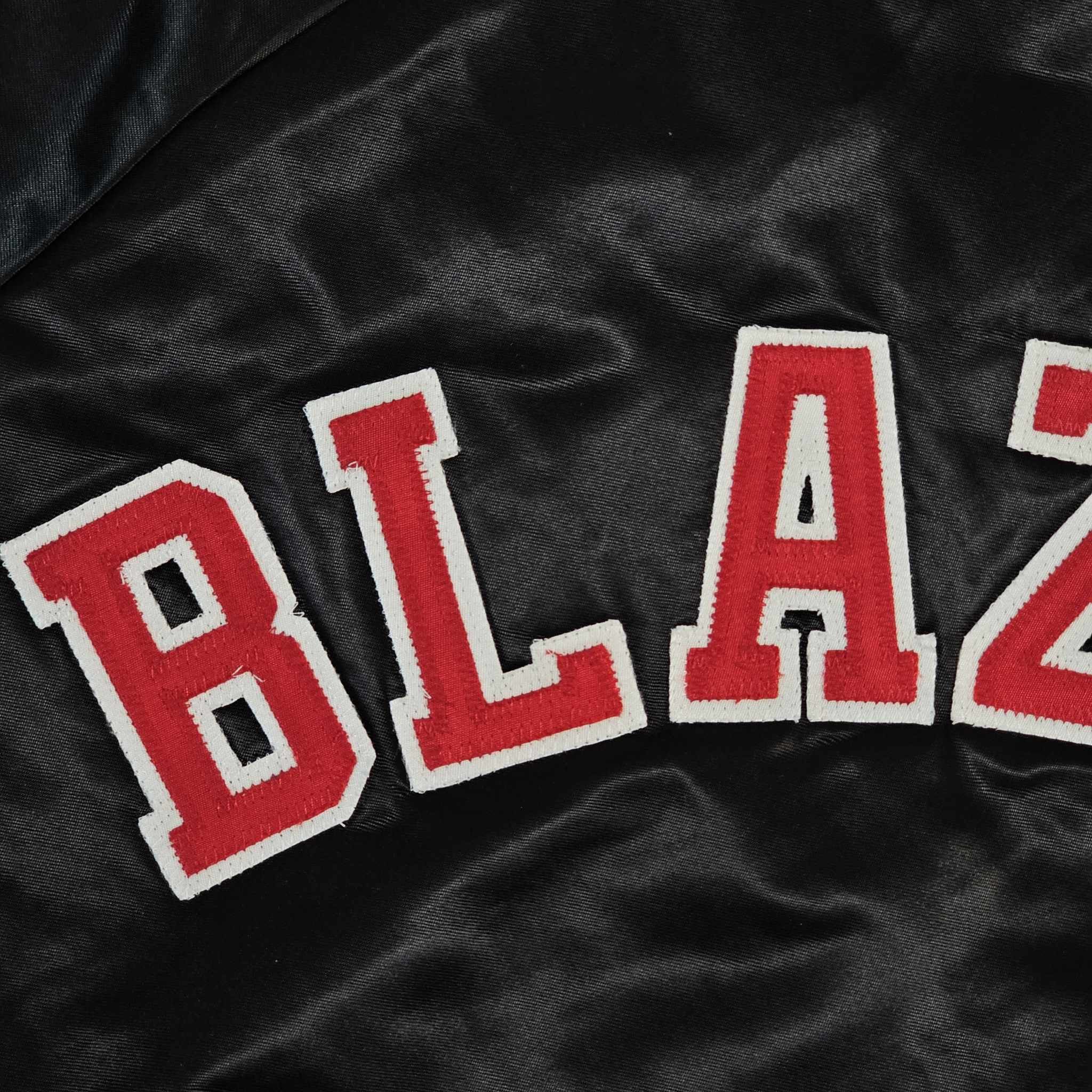 Chalk Line × NBA × Vintage Portland Trail Blazers Vintage 80s Chalk Line Satin Jacket Size US XL / EU 56 / 4 - 6 Thumbnail