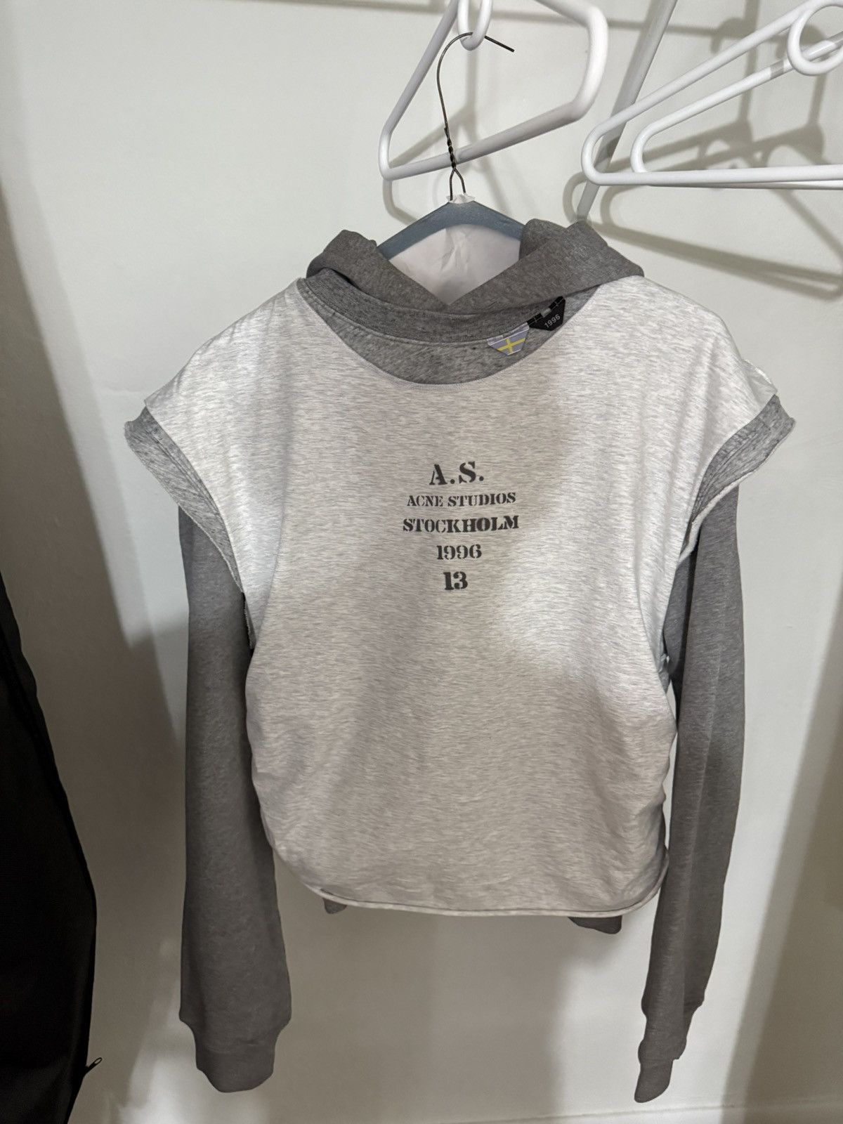 Acne Studios Acne Studios Layered Hoodie size large Size US L / EU 52-54 / 3 - 3 Thumbnail
