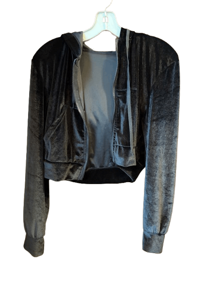 Juicy Couture Juicy Couture Y2K Women’s Velvet Zip Hoodie Logo Glitter Size S / US 4 / IT 40 - 2 Thumbnail