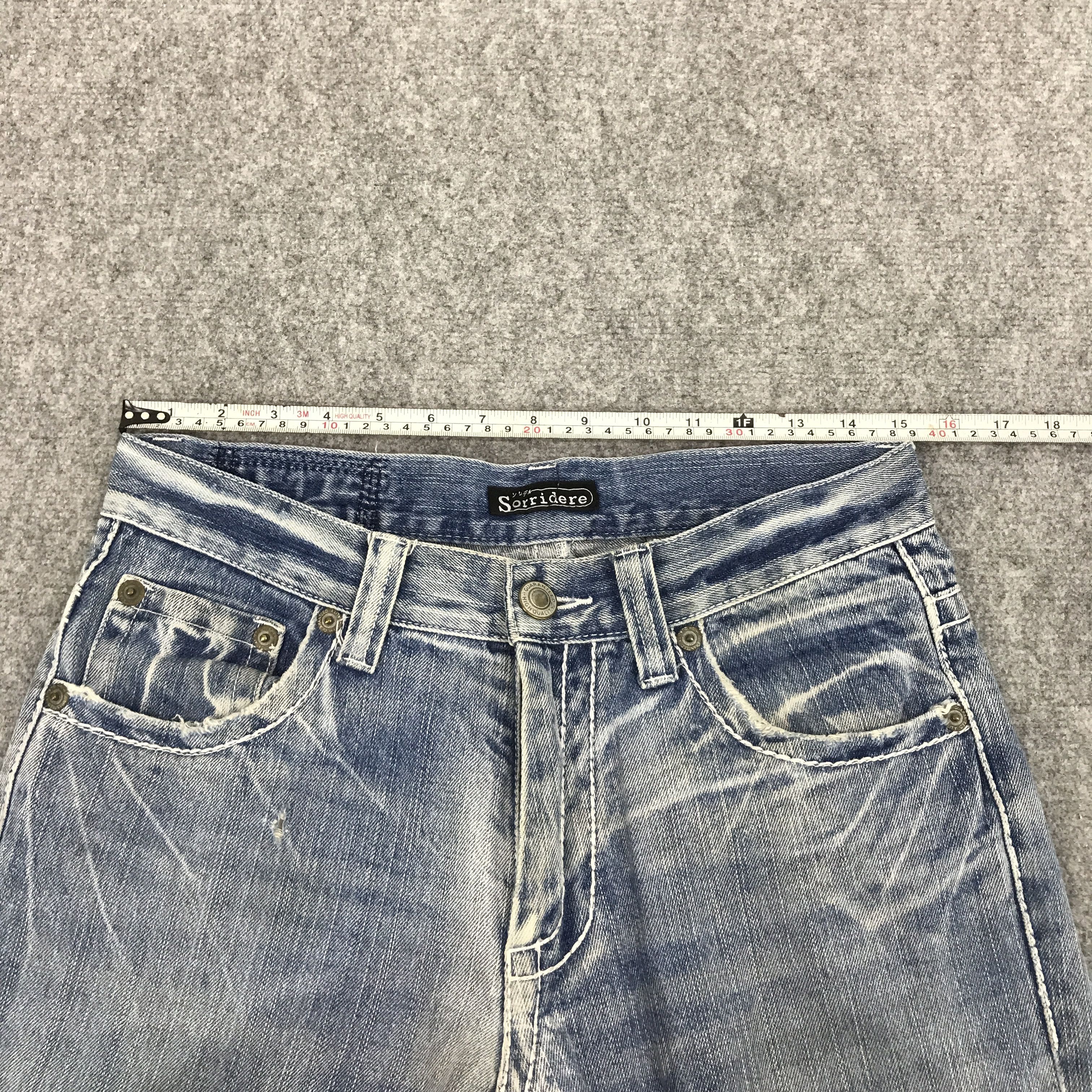 Japanese Brand JAPAN STYLE DENIM SORRIDERE DISTRESSED BOOTCUT JEANS Size US 30 / EU 46 - 8 Thumbnail