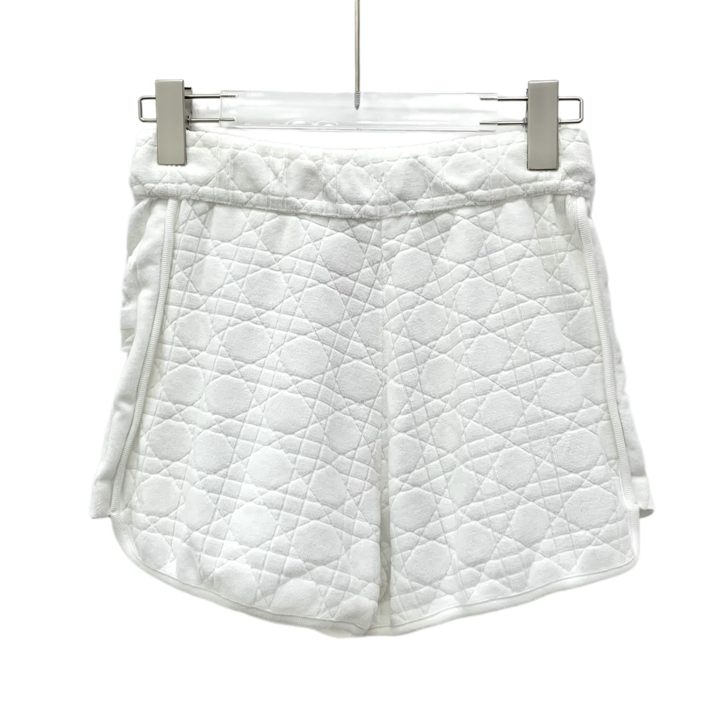 Dior Christian Dior White Terry Shorts (Size XS) Size 26" / US 2 / IT 38 - 8 Thumbnail