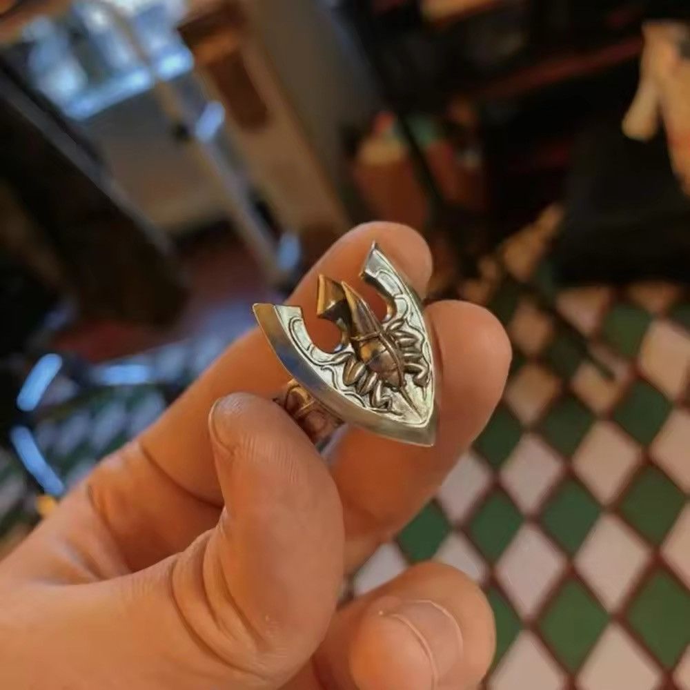 Jewelry × Vintage Cosplay Metal Gothic Adjustable Ring Size ONE SIZE - 3 Thumbnail