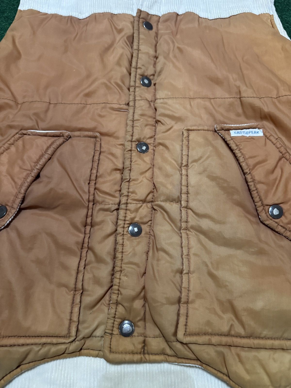 Vintage Vintage 70s Castlepeak Corduroy Reversible Button Up Vest Size US M / EU 48-50 / 2 - 14 Thumbnail