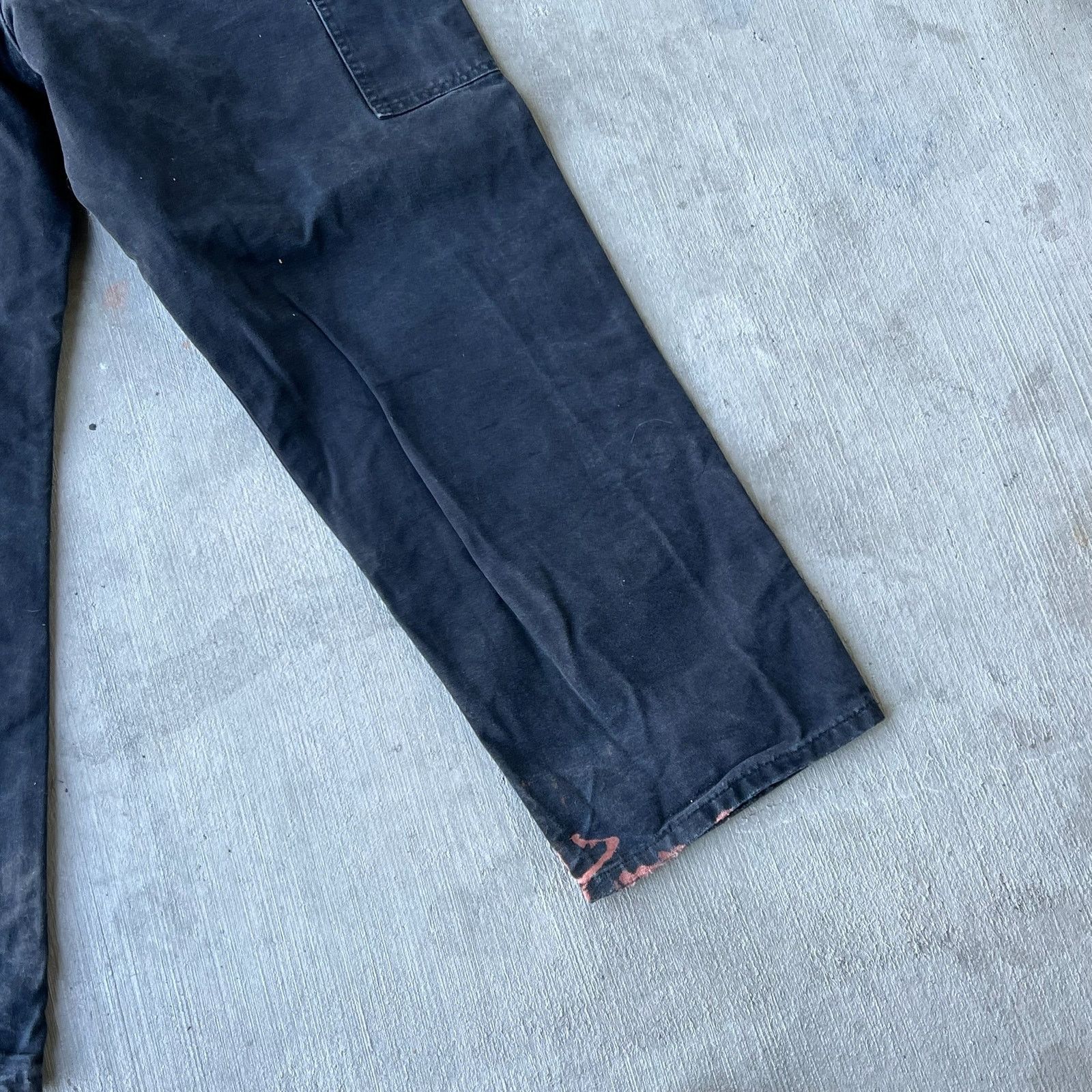 Carhartt × Vintage Carhartt faded black double knee work wear carpenter pants Size US 36 / EU 52 - 11 Thumbnail
