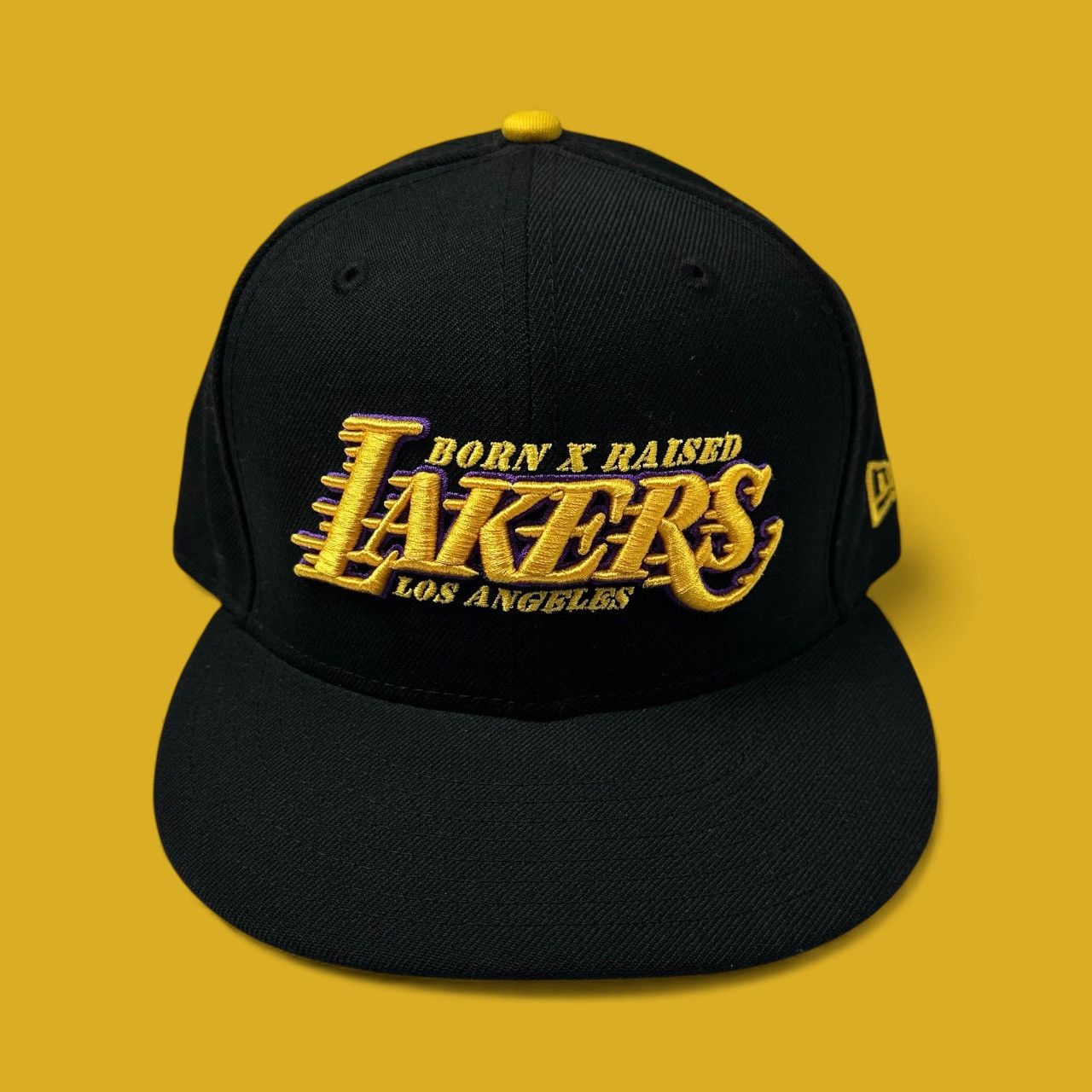Born X Raised × NBA × New Era Born X Raised Los Angeles Lakers New Era Fitted Hat 7 1/8 Size ONE SIZE - 1 Thumbnail
