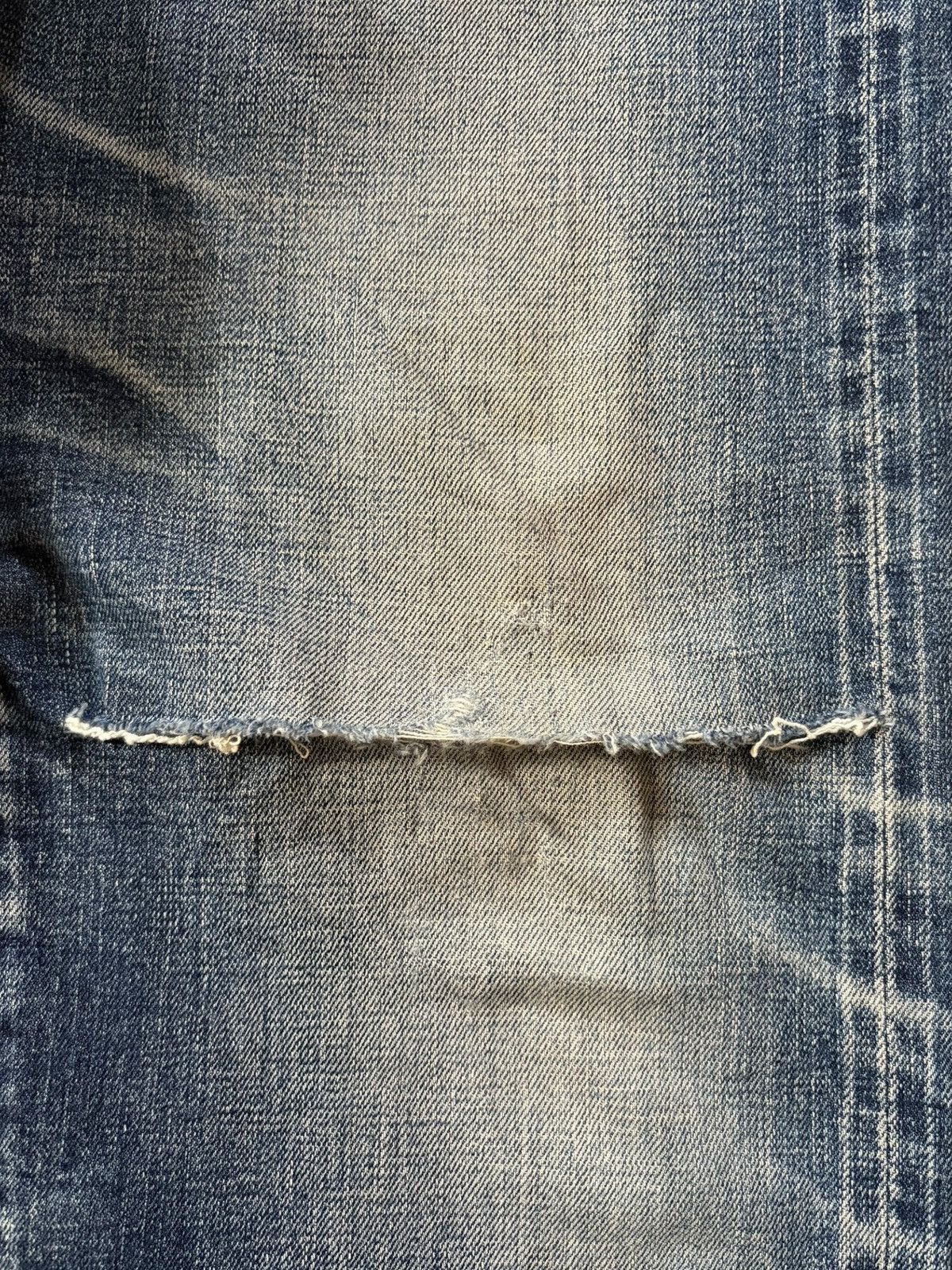 Studio D'Artisan Vintage Japanese Brand Mud Wash Loose Selvedge Jeans Size 39" - 3 Thumbnail