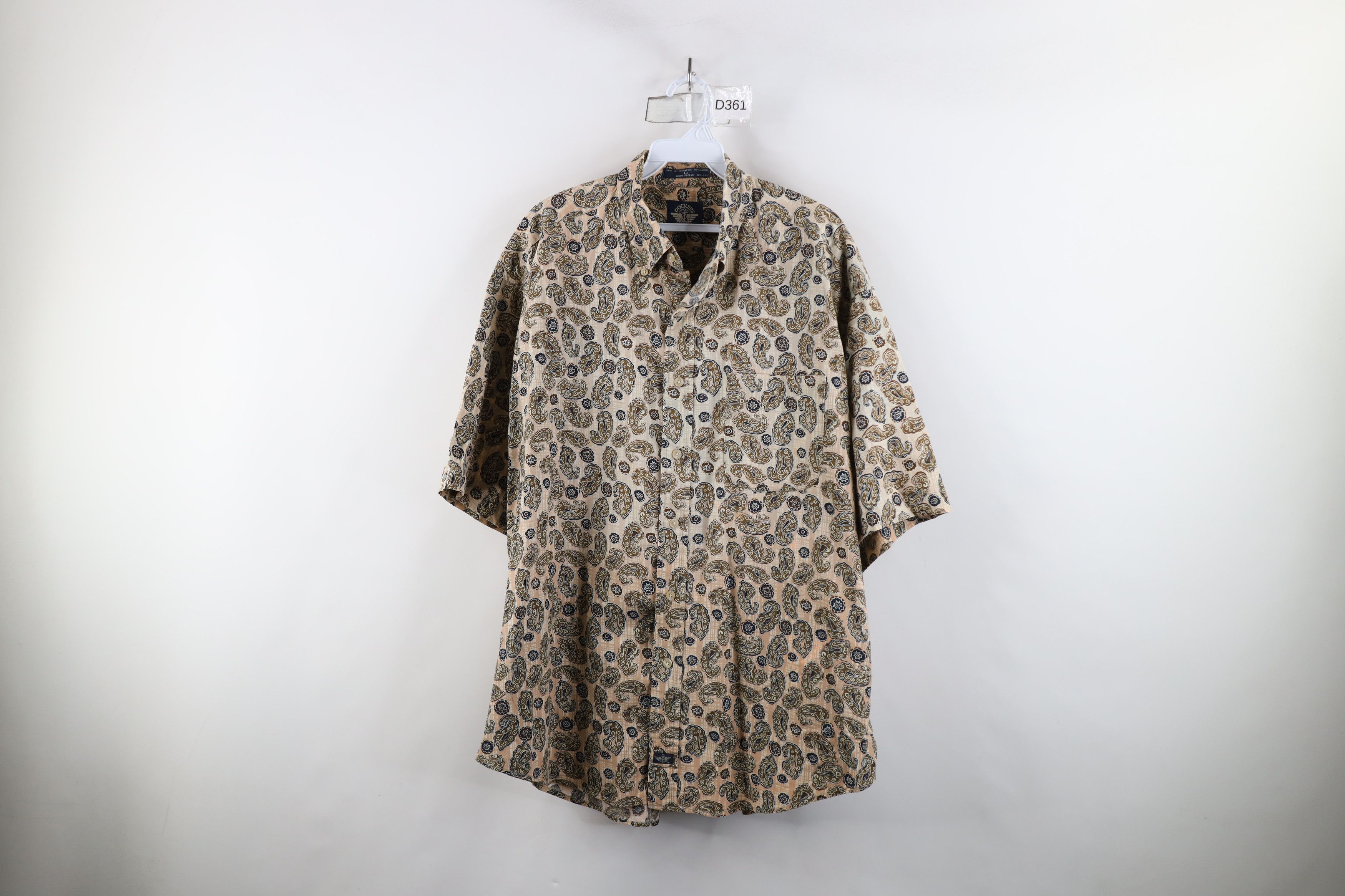 Vintage Vintage 90s Streetwear Short Sleeve Button Down Shirt Size US L / EU 52-54 / 3 - 1 Thumbnail