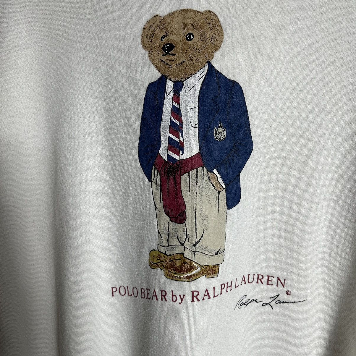 Polo Ralph Lauren Polo Ralph Lauren Bear Hoodie Size US XL / EU 56 / 4 - 3 Thumbnail