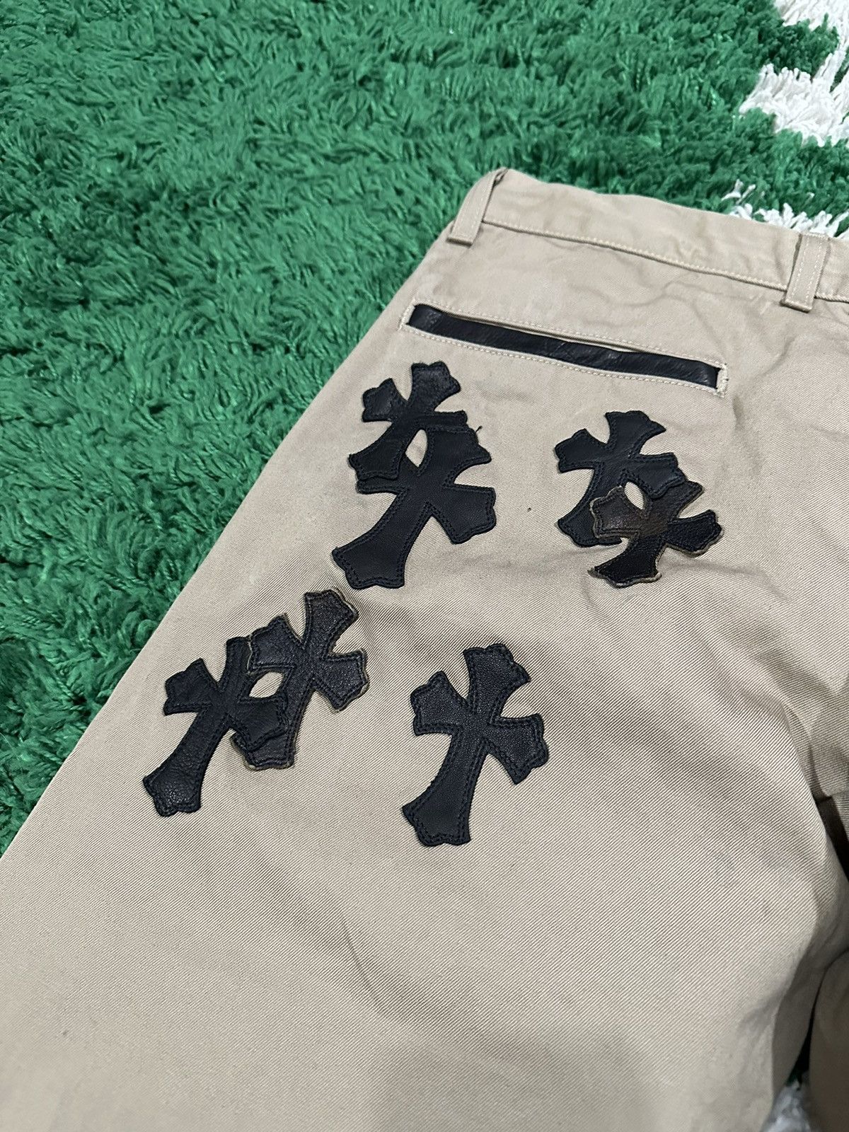 Chrome Hearts Chrome Hearts 40 Patch Tan Chino Pants Size US 34 / EU 50 - 10 Thumbnail