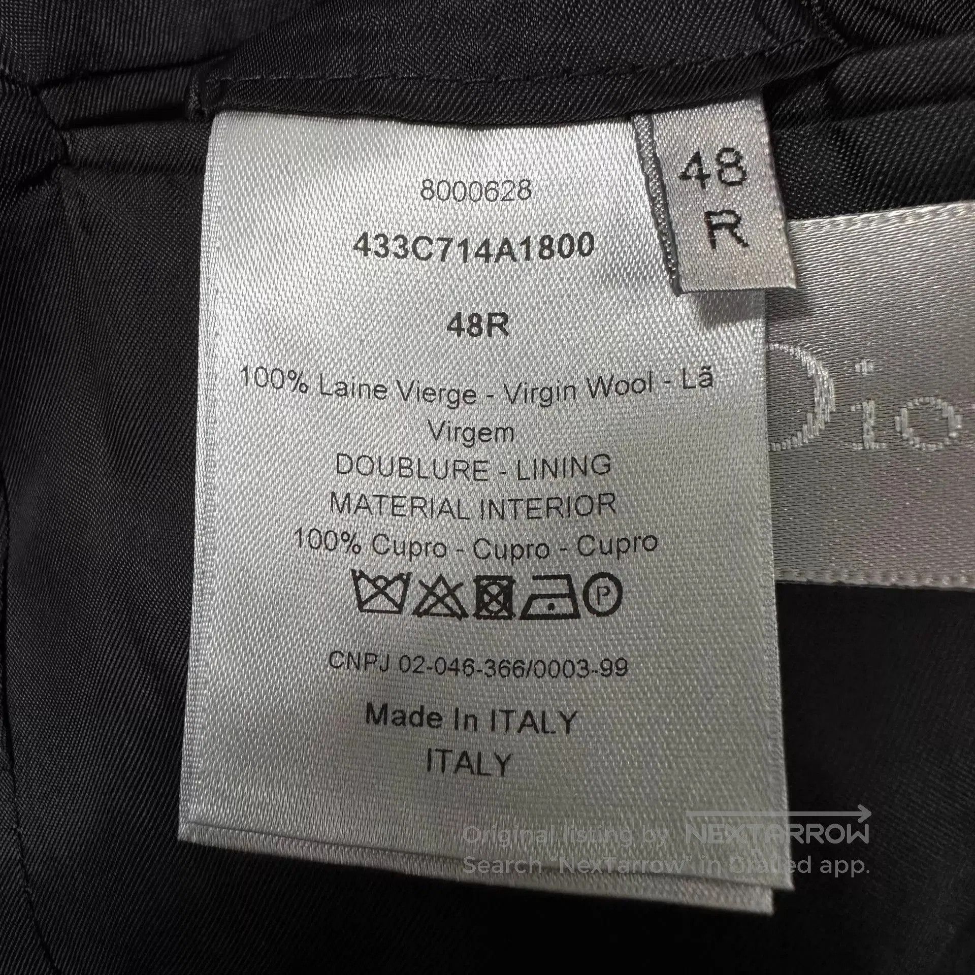 Dior Classic Black Single-Breasted Blazer. Size US M / EU 48-50 / 2 - 5 Thumbnail