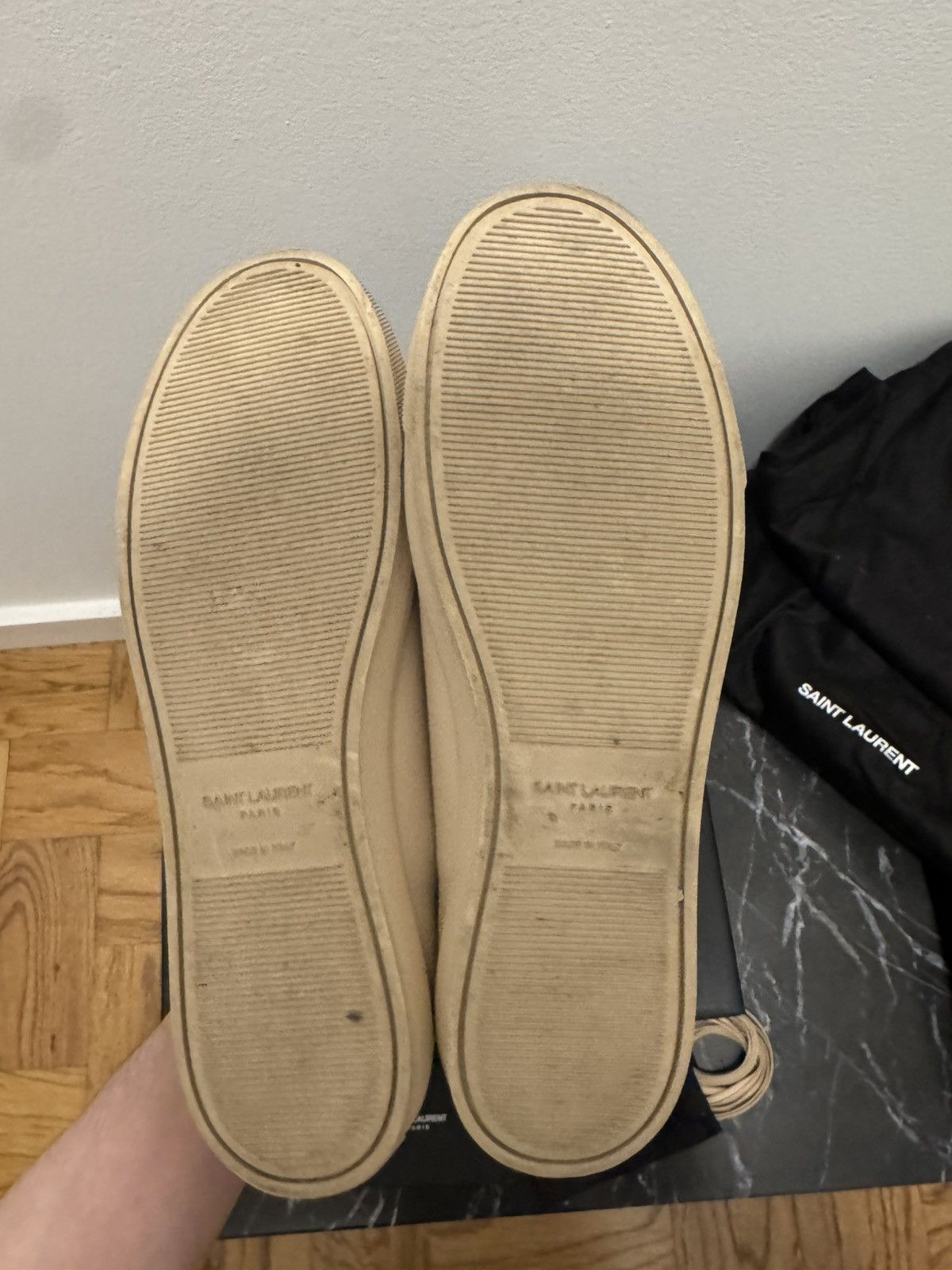 Saint Laurent Paris Andy Low Top Sneaker Size US 12 / IT 42 - 9 Thumbnail