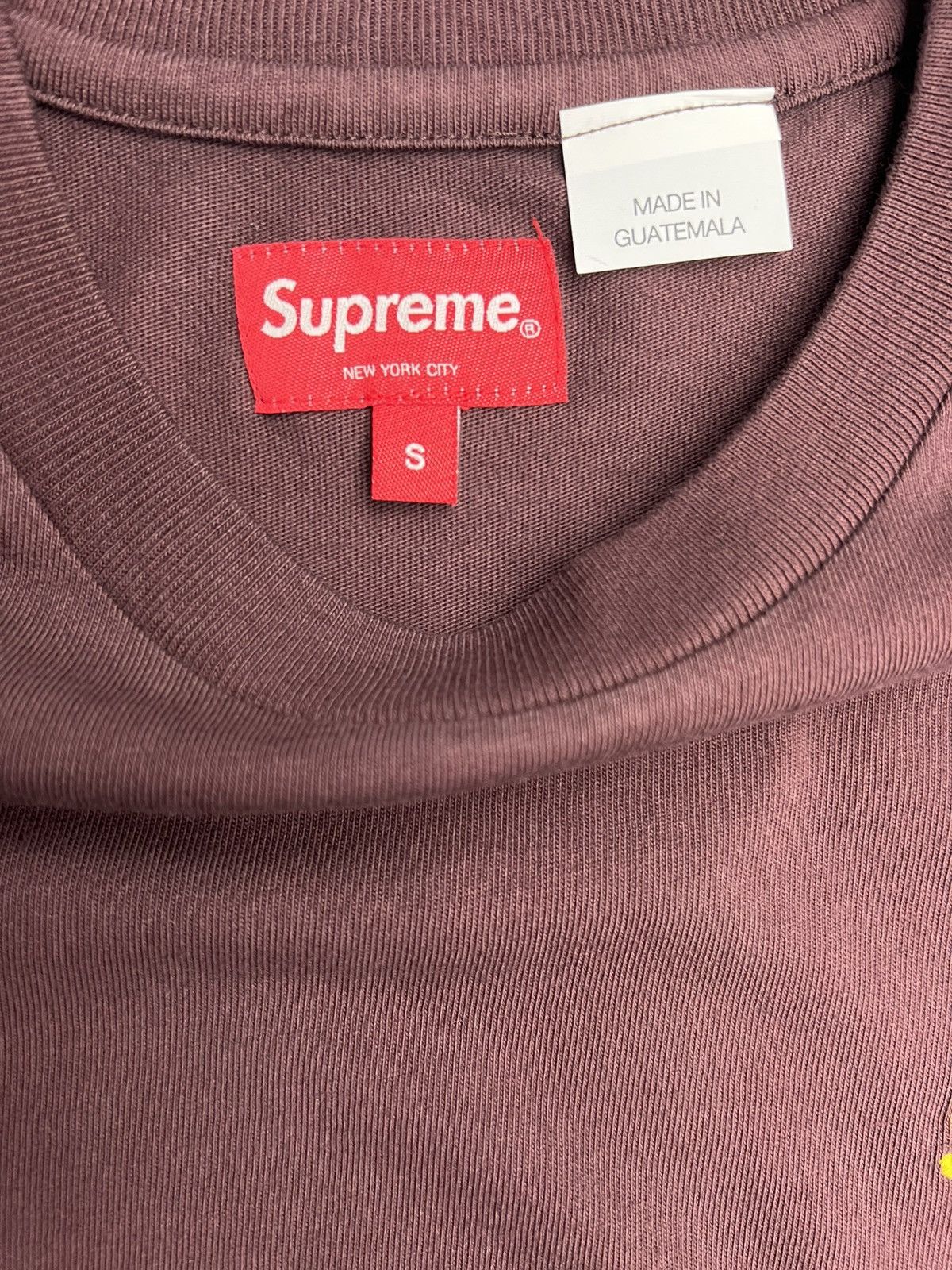 Supreme Supreme Washed Capital T-Shirt Size US S / EU 44-46 / 1 - 3 Thumbnail