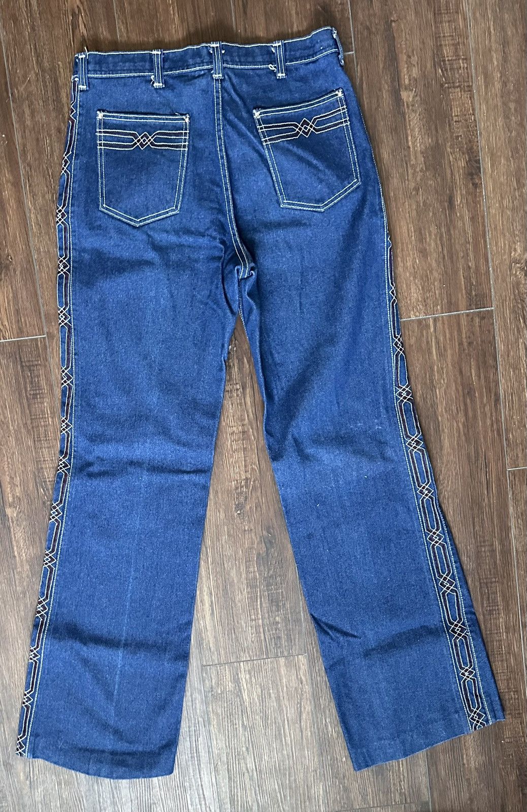 Vintage Vintage 1970s western style jeans Size US 34 / EU 50 - 3 Thumbnail
