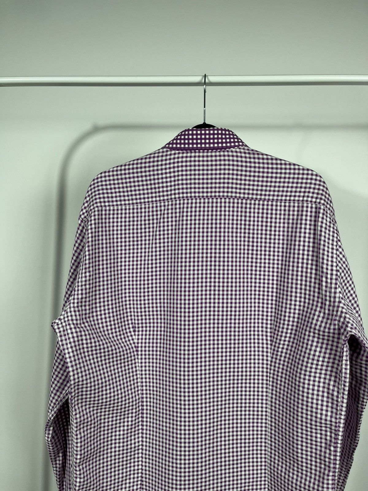 Etro Etro Milano Shirt Men’s Size 40 – Purple Gingham Slim Fit Size US L / EU 52-54 / 3 - 9 Thumbnail