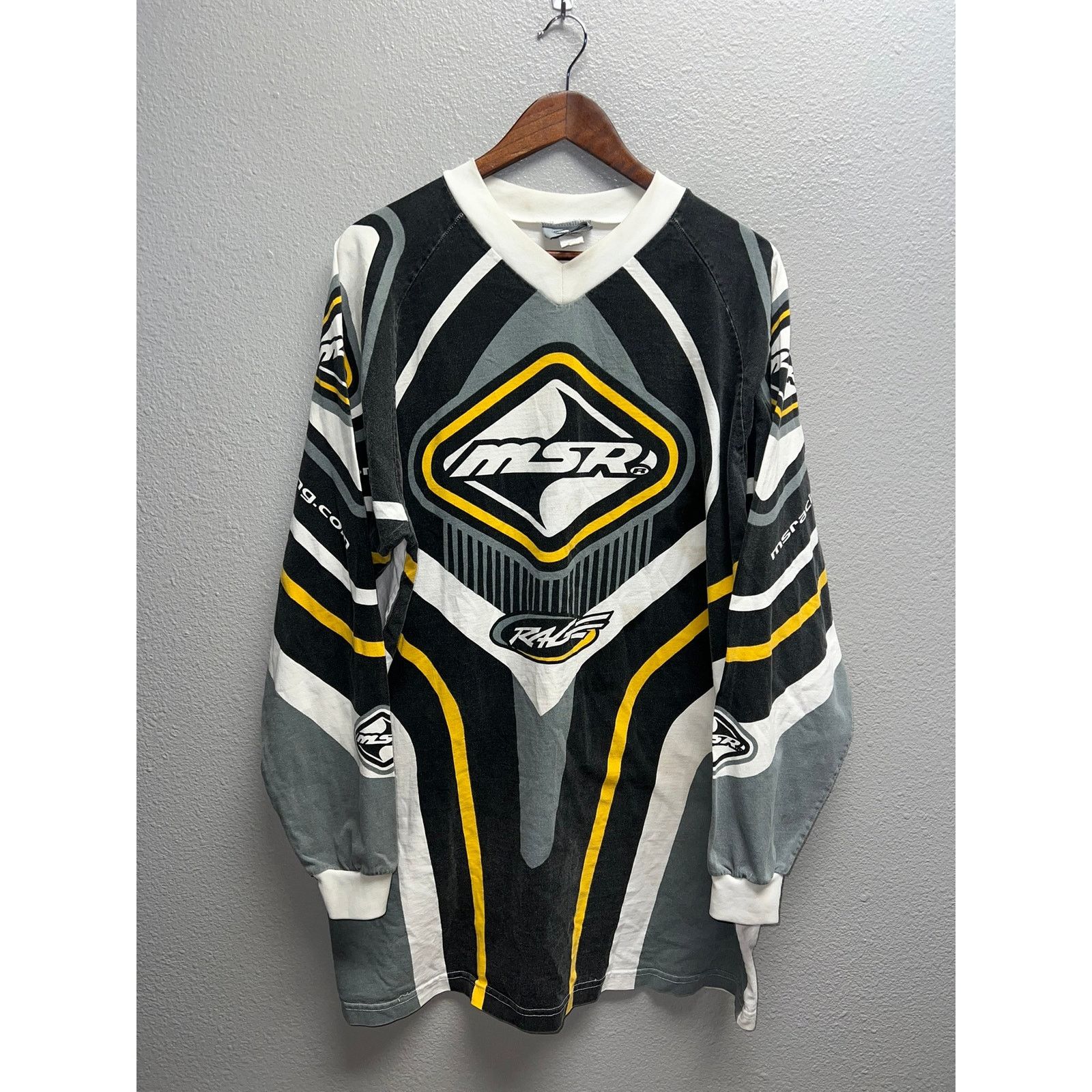 Vintage Vintage MSR Rage Racing Jersey Long Sleeve Race 90s VTG 2XL Size US XXL / EU 58 / 5 - 1 Thumbnail