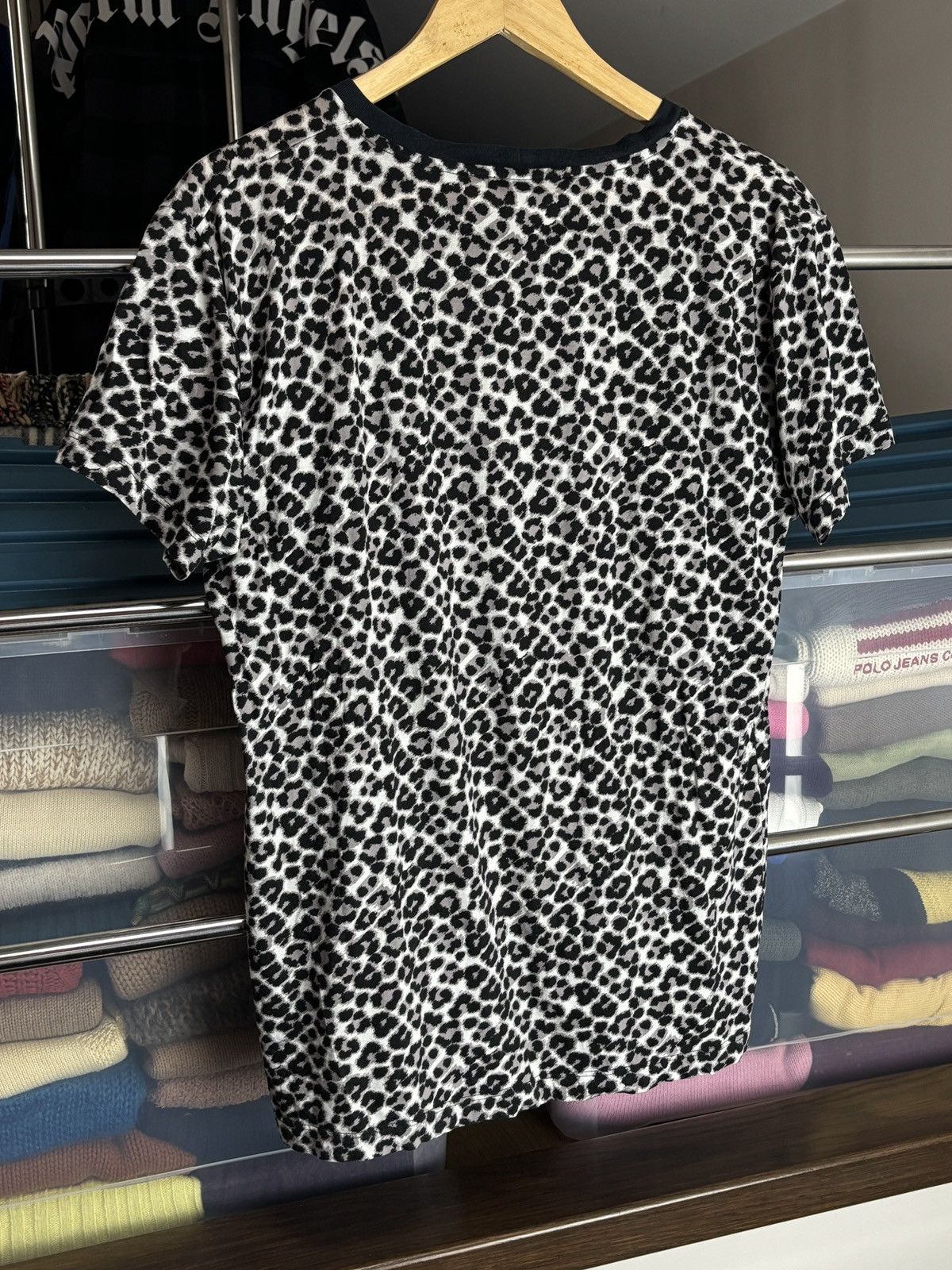 Saint Laurent Paris Saint Laurent Paris Hedi Slimane SLP Leopard Animal Cat Tee Size US M / EU 48-50 / 2 - 5 Thumbnail