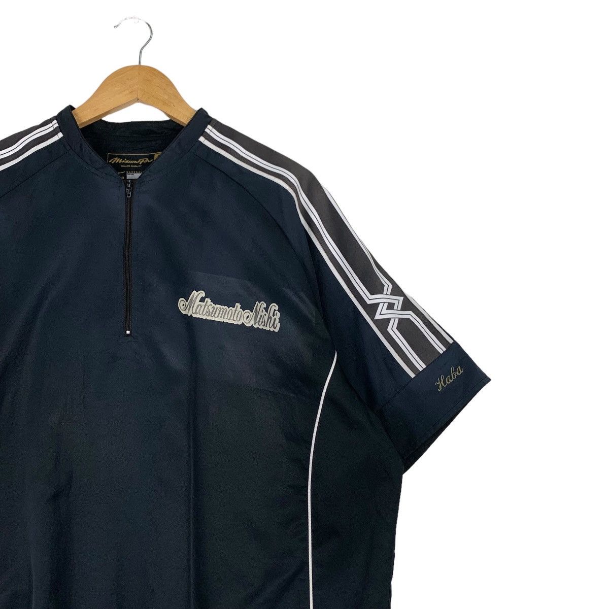 Mizuno MIZUNO Baseball Short Sleeve Black Jersey #1152-C53 Size US L / EU 52-54 / 3 - 5 Thumbnail