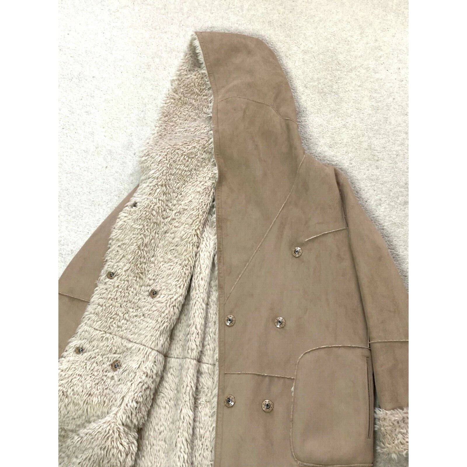 Other Womens MARCCAIN Faux Shearling Fur Coat Jacket N3 UK 12 40 M Size M / US 6-8 / IT 42-44 - 5 Thumbnail