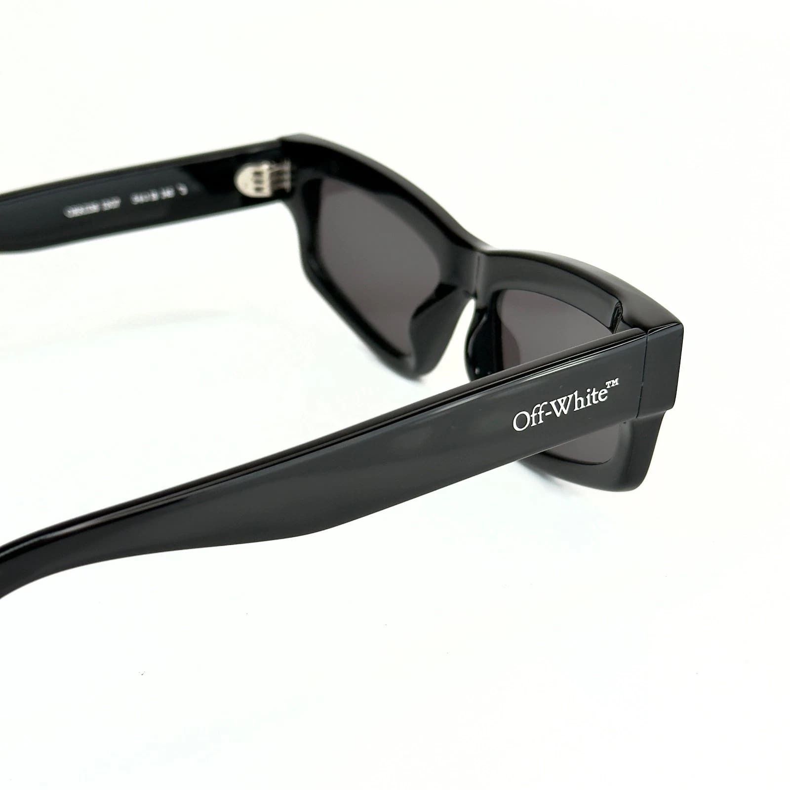 Off-White OFF-WHITE 135 OERI135 Black MIRAMAR Bold Mask Sunglasses Size ONE SIZE - 7 Thumbnail