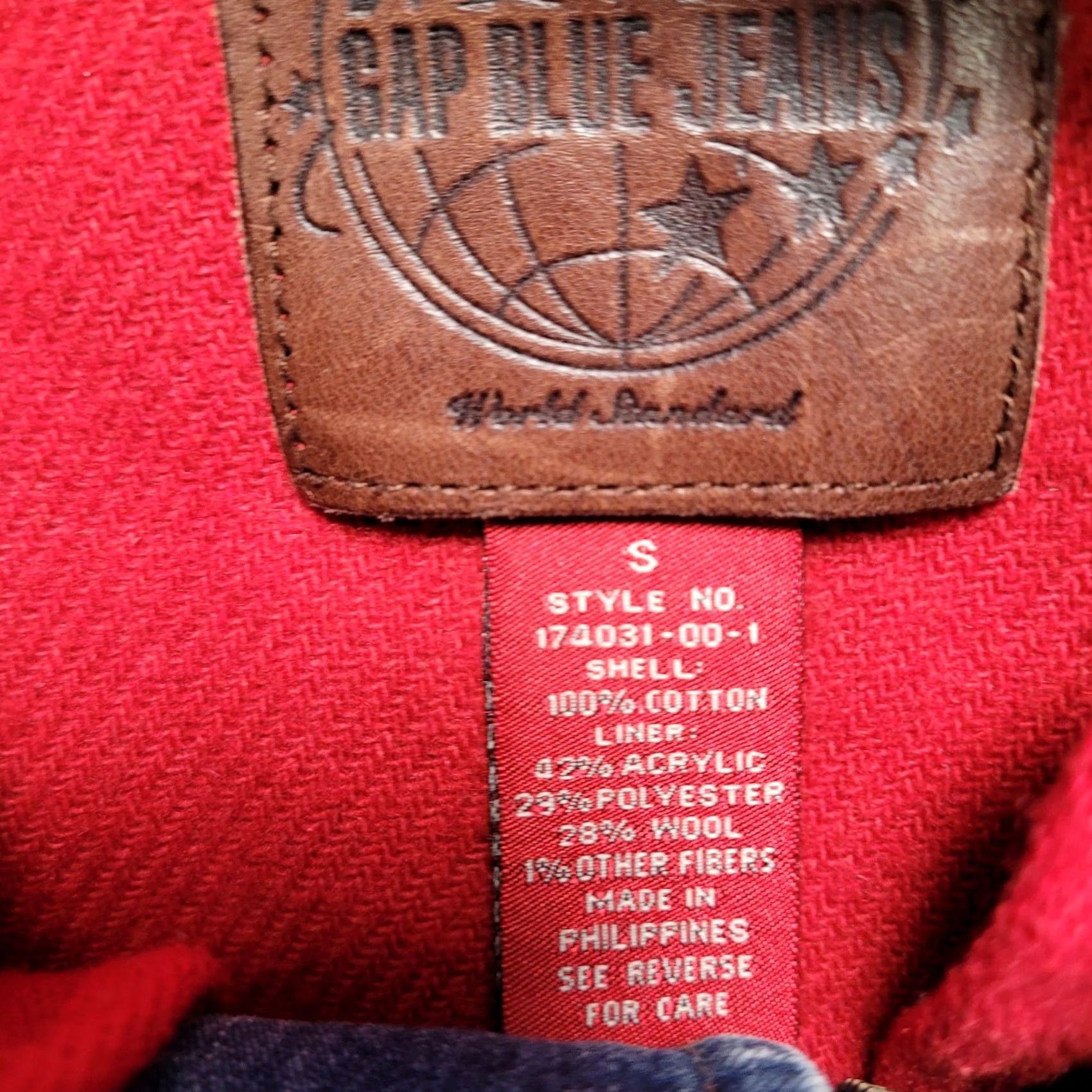 Gap VINTAGE Gap Blue Jeans Denim Barn Jacket Coat Size 28" / US 6 / IT 42 - 4 Thumbnail