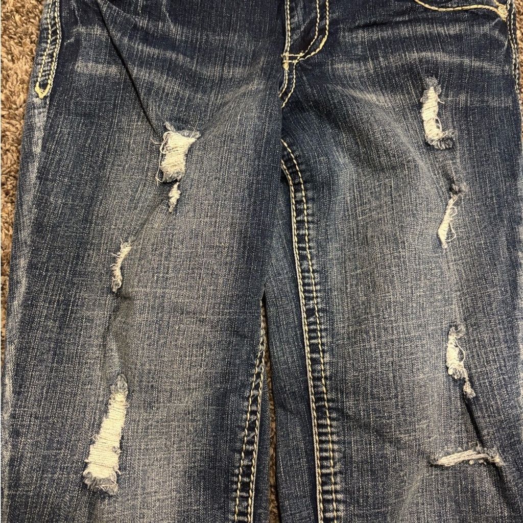 Maurice Lacroix Maurices Dark Blue Boot Cut Jeans Size 26" / US 2 / IT 38 - 2 Thumbnail