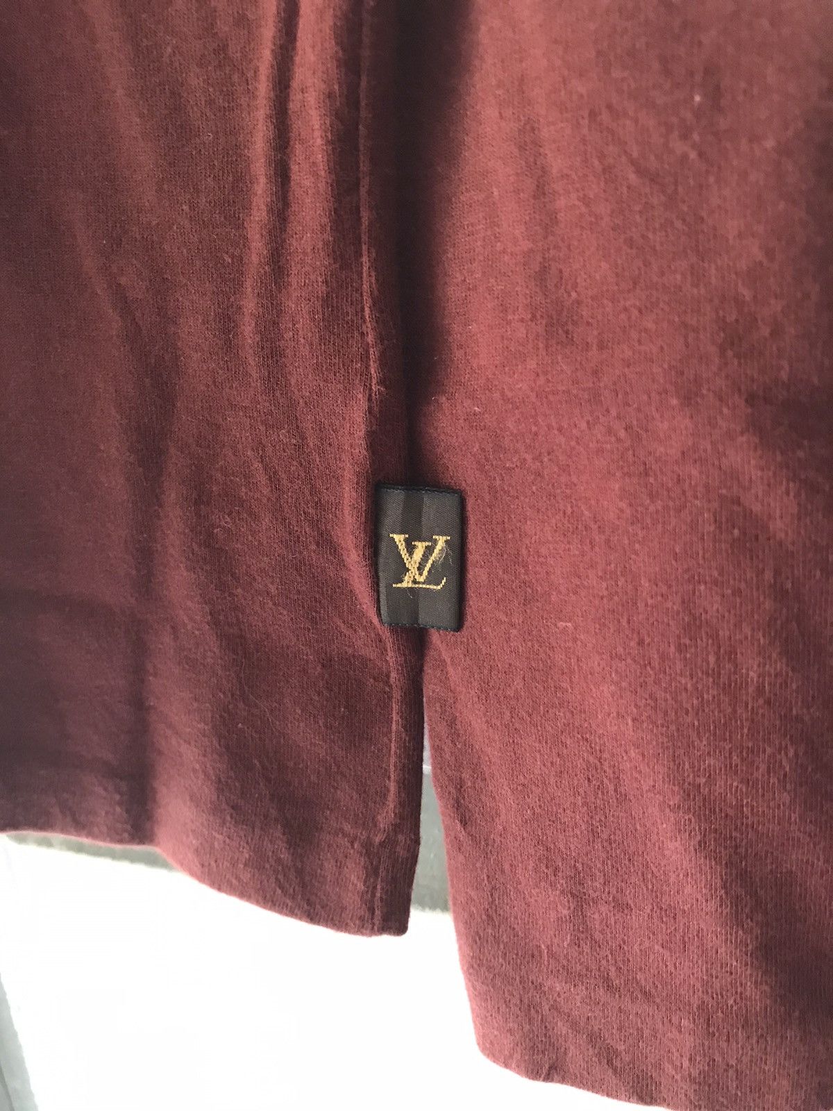 Louis Vuitton × Vintage Louis Vuitton Maroon Longsleeve Size US S / EU 44-46 / 1 - 8 Thumbnail