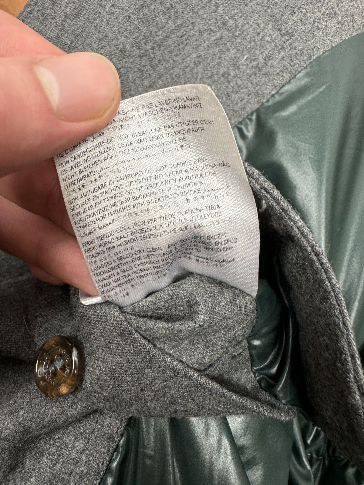 Moncler Moncler Wool Blazer Down Jacket 1700€ Size US L / EU 52-54 / 3 - 18 Thumbnail