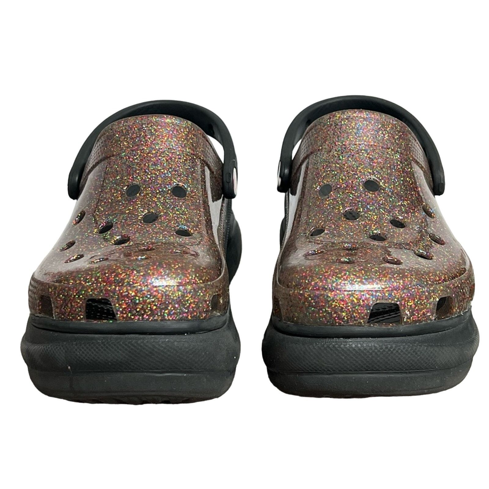 Crocs Crocs Bae Pride Translucent Glitter Platform Clog Sold Out Size US 5 / IT 35 - 2 Thumbnail