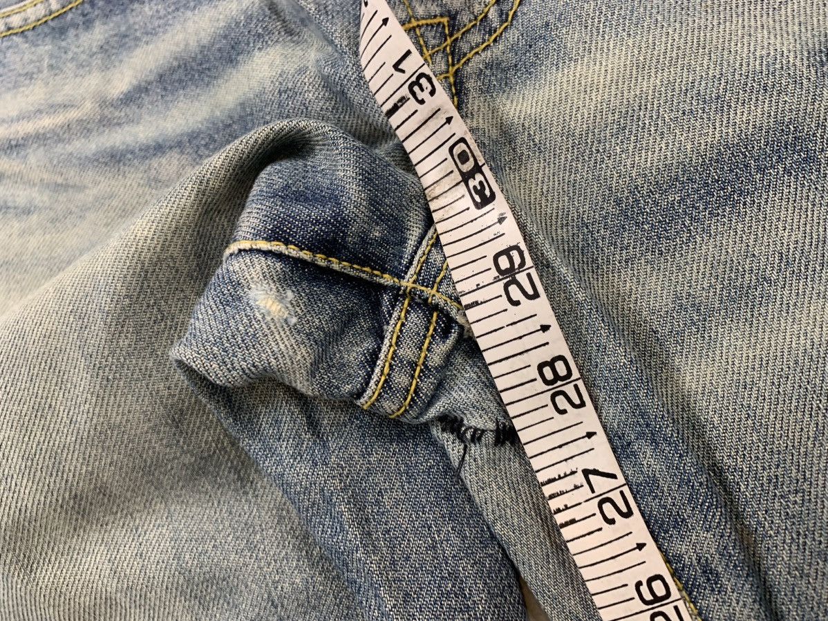 Japanese Brand Vintage womens evisu inspired bootcut denim pants Size 28" / US 6 / IT 42 - 15 Thumbnail