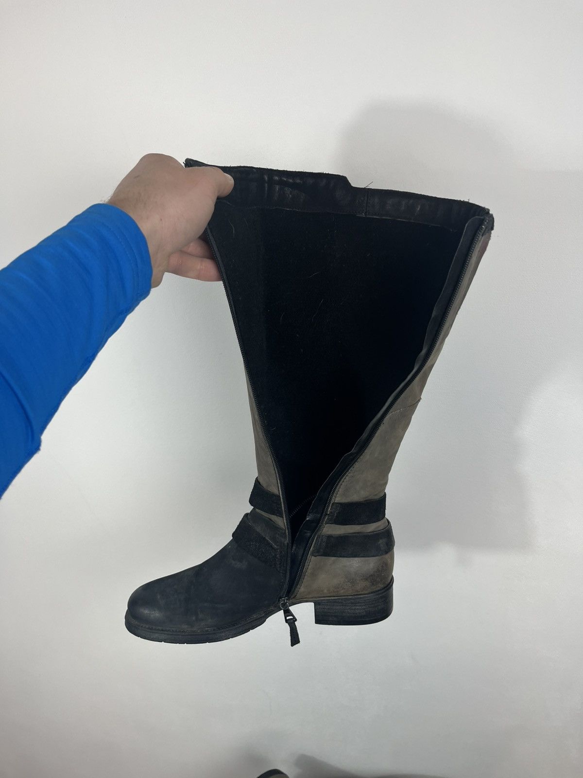 Other Women’s Leather Knee High Biker Boots Buckle Brown 40 US 9 Size US 9 / IT 39 - 15 Thumbnail