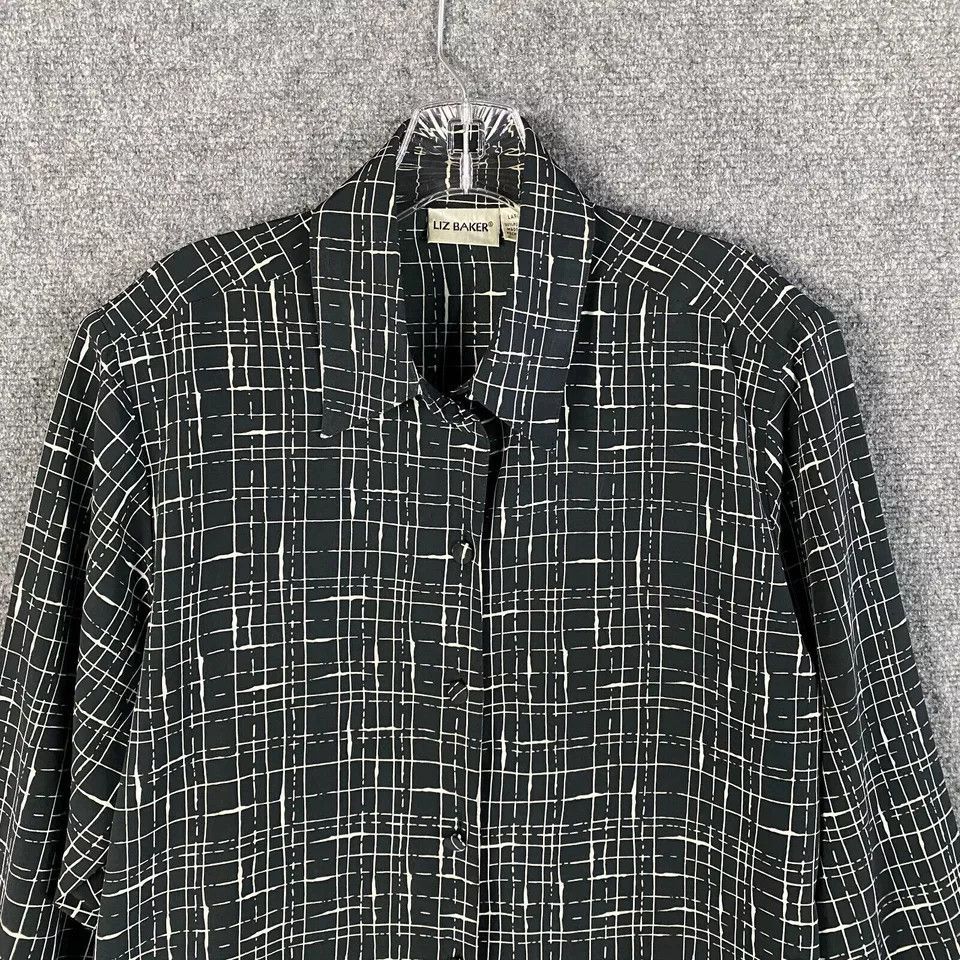 Other Liz Baker Button Up Top Women's Large Long Sleeve L Size L / US 10 / IT 46 - 2 Thumbnail