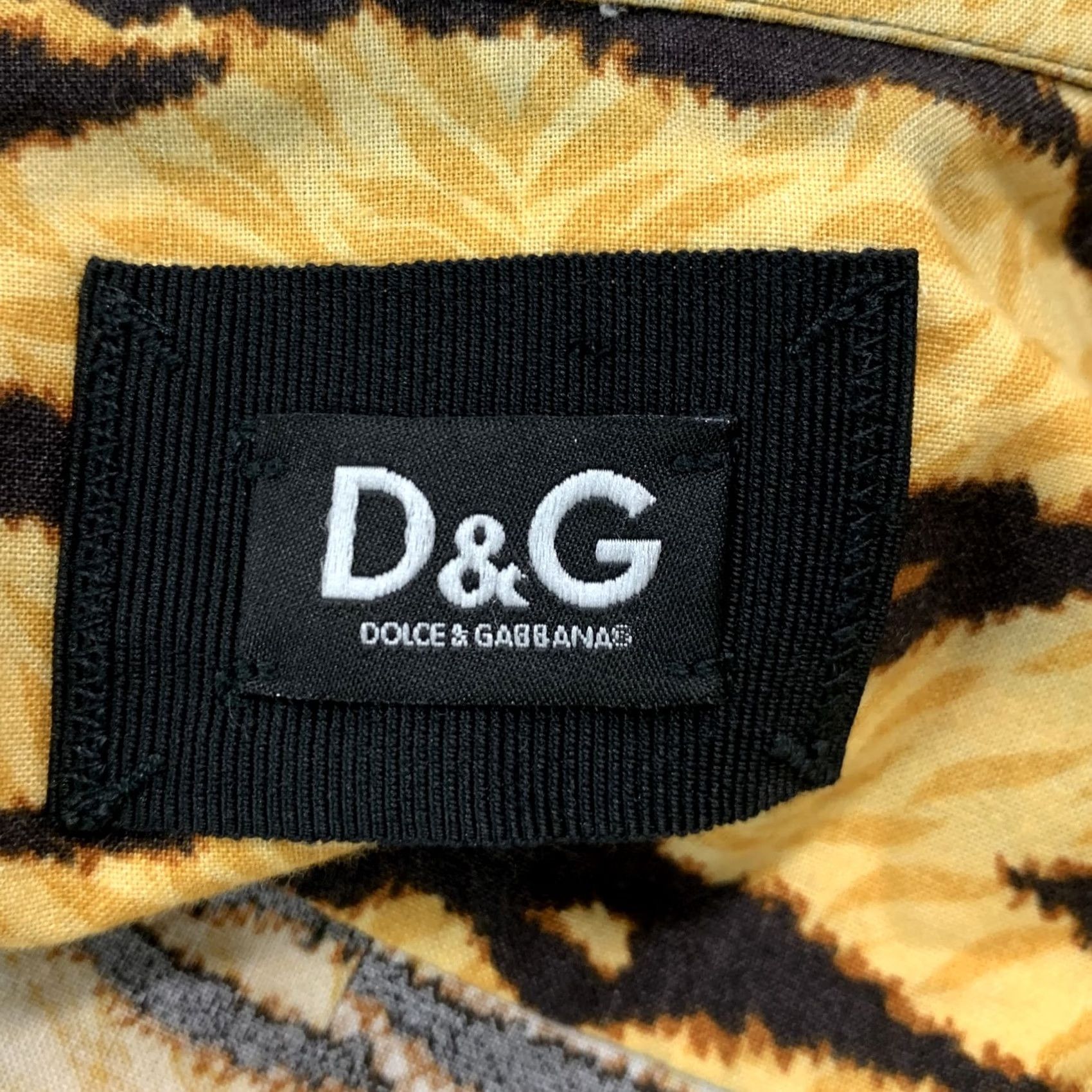Dolce & Gabbana D&G by DOLCE & GABBANA Brown Gold Cotton Blend Skirt Sets XS Womens Outfit/Set Animal Print Italy Size 26" / US 2 / IT 38 - 7 Thumbnail