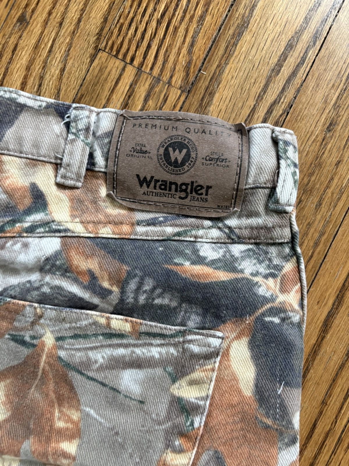 Wrangler Vintage camo wrangler jeans Size US 38 / EU 54 - 3 Thumbnail