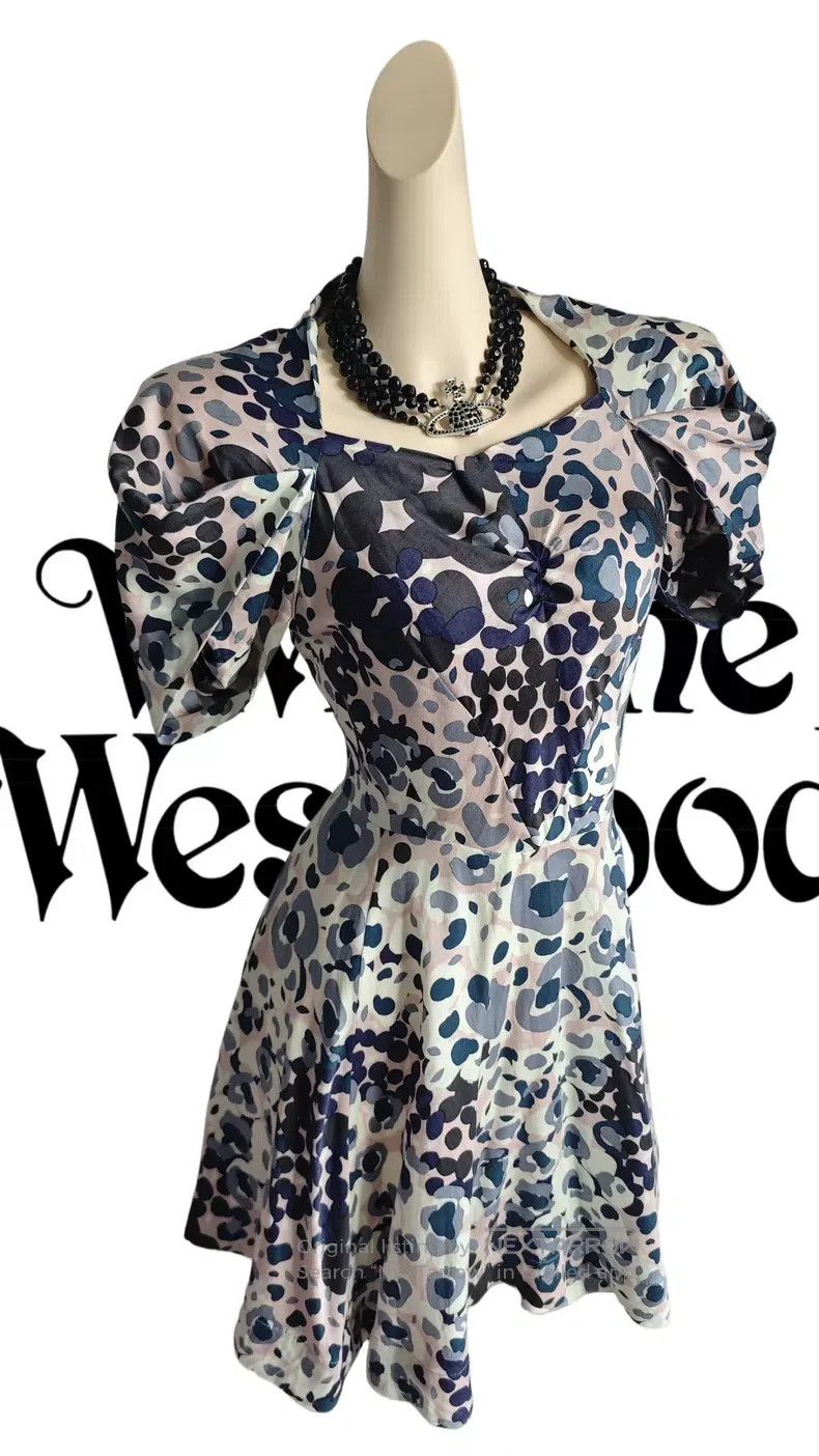 Vivienne Westwood Vivienne Westwood Leopard Print Blue and Pink Printed Asym Size M / US 6-8 / IT 42-44 - 4 Thumbnail