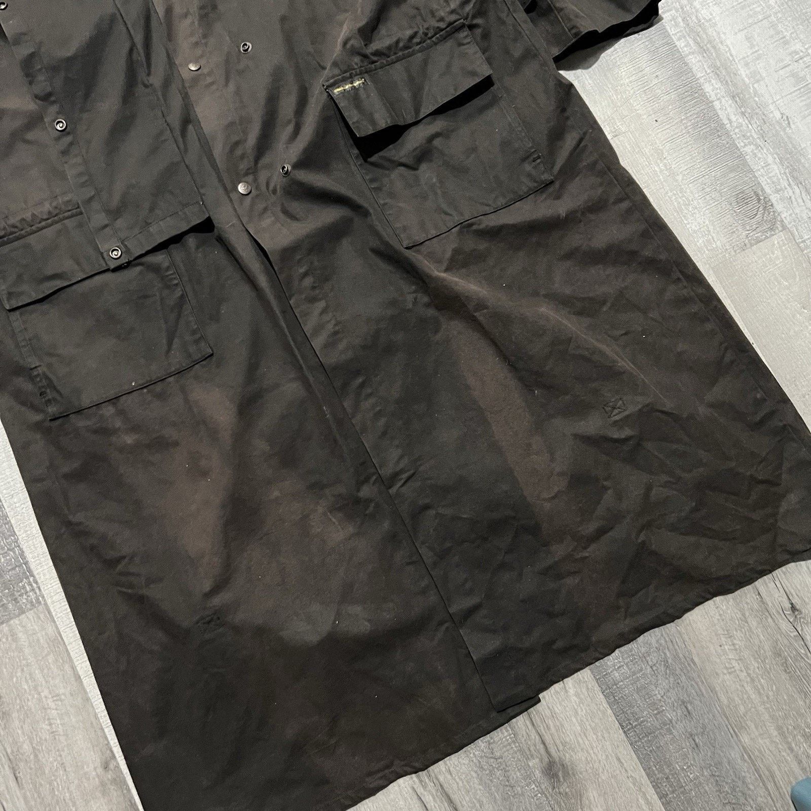 Vintage Vintage Bushtrader Waxed Canvas Cotton Duster Riding Jacket Size 3XL / US 20-22 - 5 Thumbnail