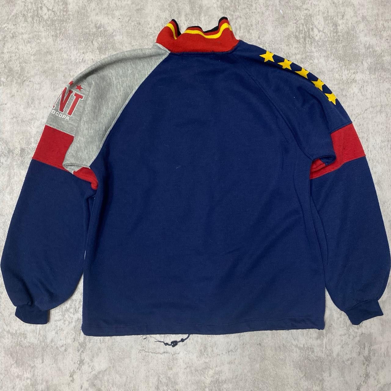 Other Navy and red vintage 90s soccer streetwear sweatshirt #retro Size US M / EU 48-50 / 2 - 4 Thumbnail
