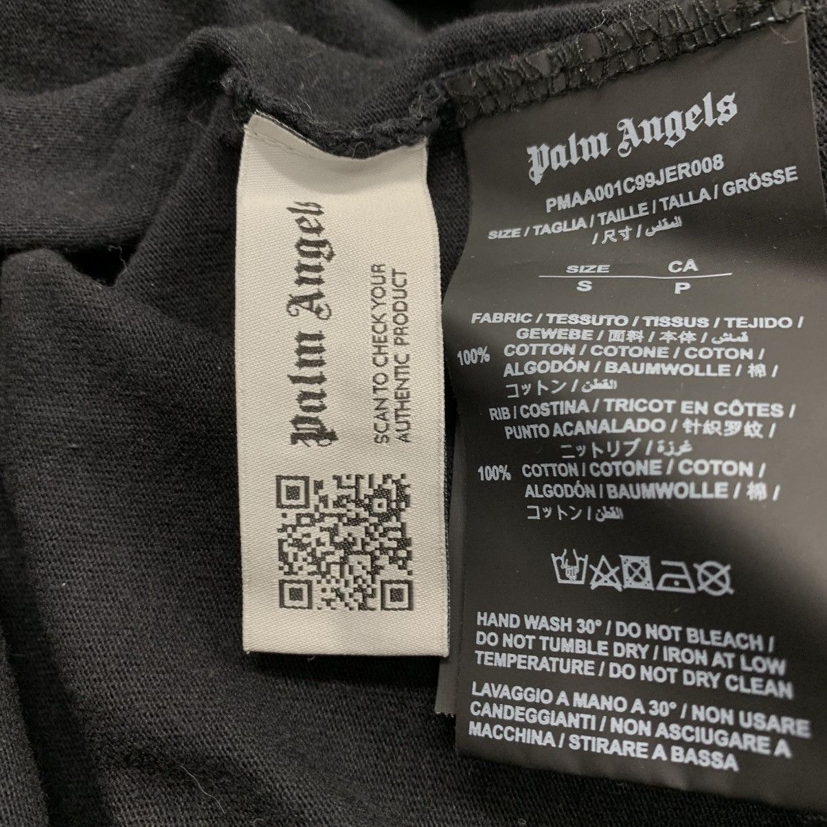Palm Angels Palm Angels Small Tee New York Sprayed Black T-Shirt Size US S / EU 44-46 / 1 - 5 Thumbnail