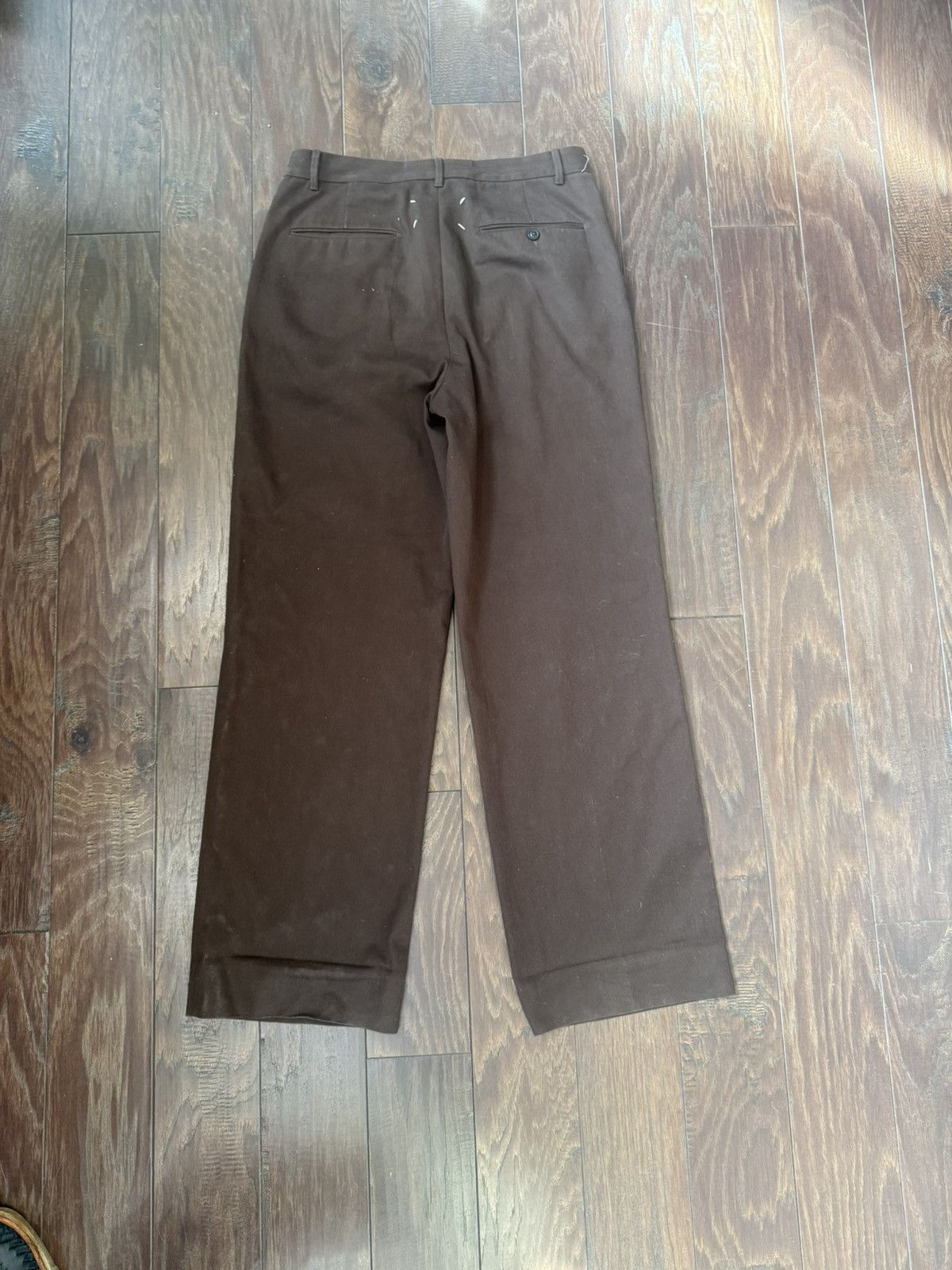 Maison Margiela Baggy Maison Margiela brown dress pants Size US 32 / EU 48 - 2 Thumbnail