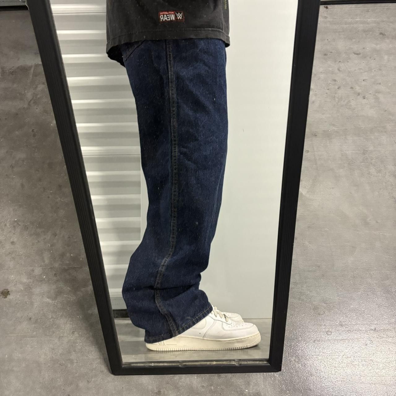 Dickies Crazy Vintage Y2K/2000s Baggy Dickies Dark Blue Wash Workwear Style Streetwear Denim Jeans! Size US 38 / EU 54 - 2 Thumbnail