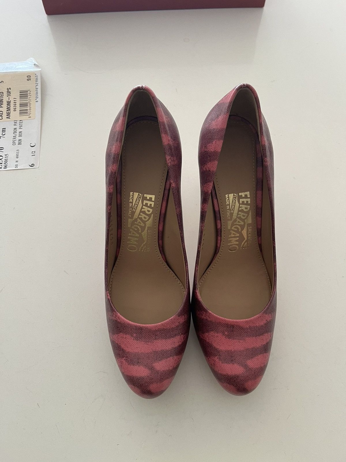 Salvatore Ferragamo Salvatore Ferragamo Pink Leo 70 Zebra Heels Size US 5 / IT 35 - 2 Thumbnail