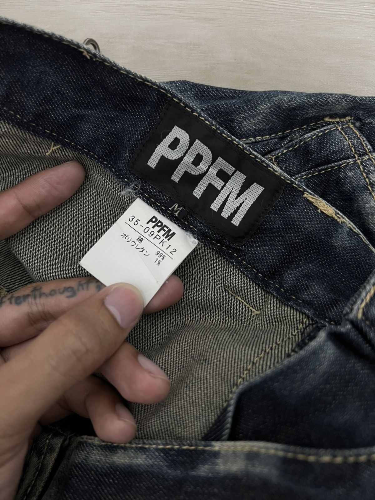 Japanese Brand PPFM Multi Pocket Curve Denim Pants Size US 32 / EU 48 - 5 Thumbnail