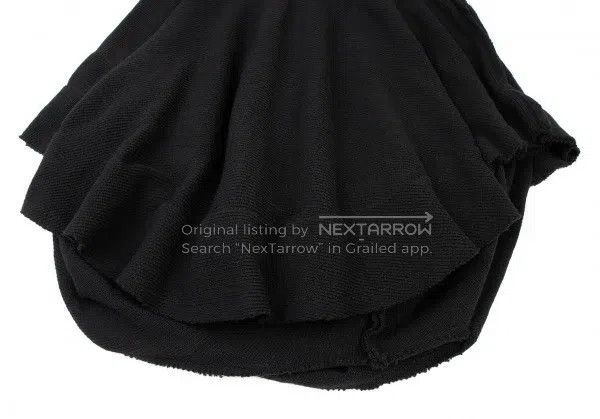 Comme des Garcons Comme des Garcons size M Black Retro Heavy Design Skirt Size 22" - 6 Thumbnail