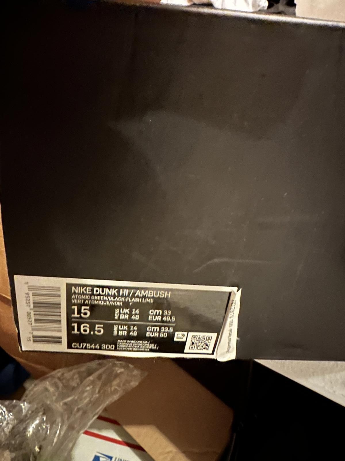 Nike Nike Dunk High Ambush Flash Lime Size US 15 / EU 48 - 2 Thumbnail