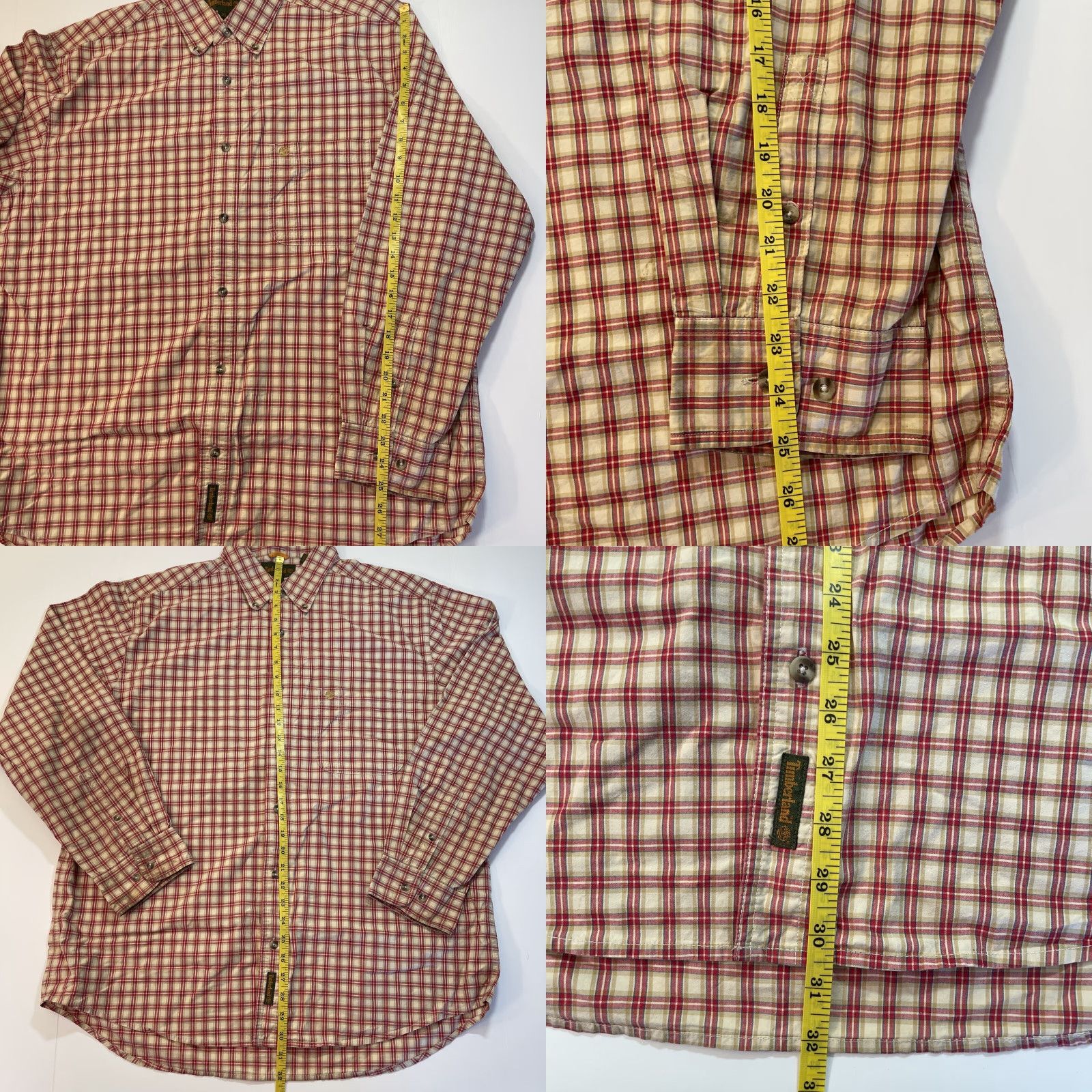 Timberland TIMBERLAND Shirt Button-Up Plaid Long Sleeve XL Multicolor Men’s Regular Fit Casual Button Front Pocket Hoodie? Wait. Size US XL / EU 56 / 4 - 8 Thumbnail