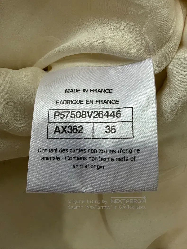 Chanel Chanel Ground control series beige silver tweed pearl spac Size XS / US 0-2 / IT 36-38 - 5 Thumbnail