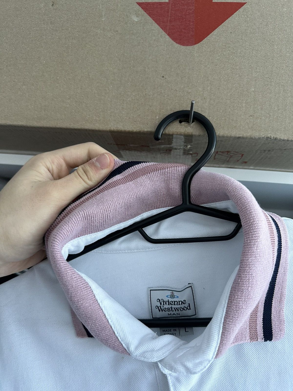 Vivienne Westwood 🔥VIVIENNE WESTWOOD POLO ORB LOGO T-SHIRT🔥 Size US L / EU 52-54 / 3 - 6 Thumbnail