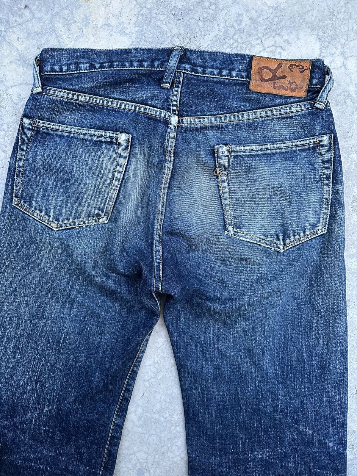 45rpm R by 45Rpm Indigo Blue Selvedge Denim Jeans Size US 31 - 7 Thumbnail
