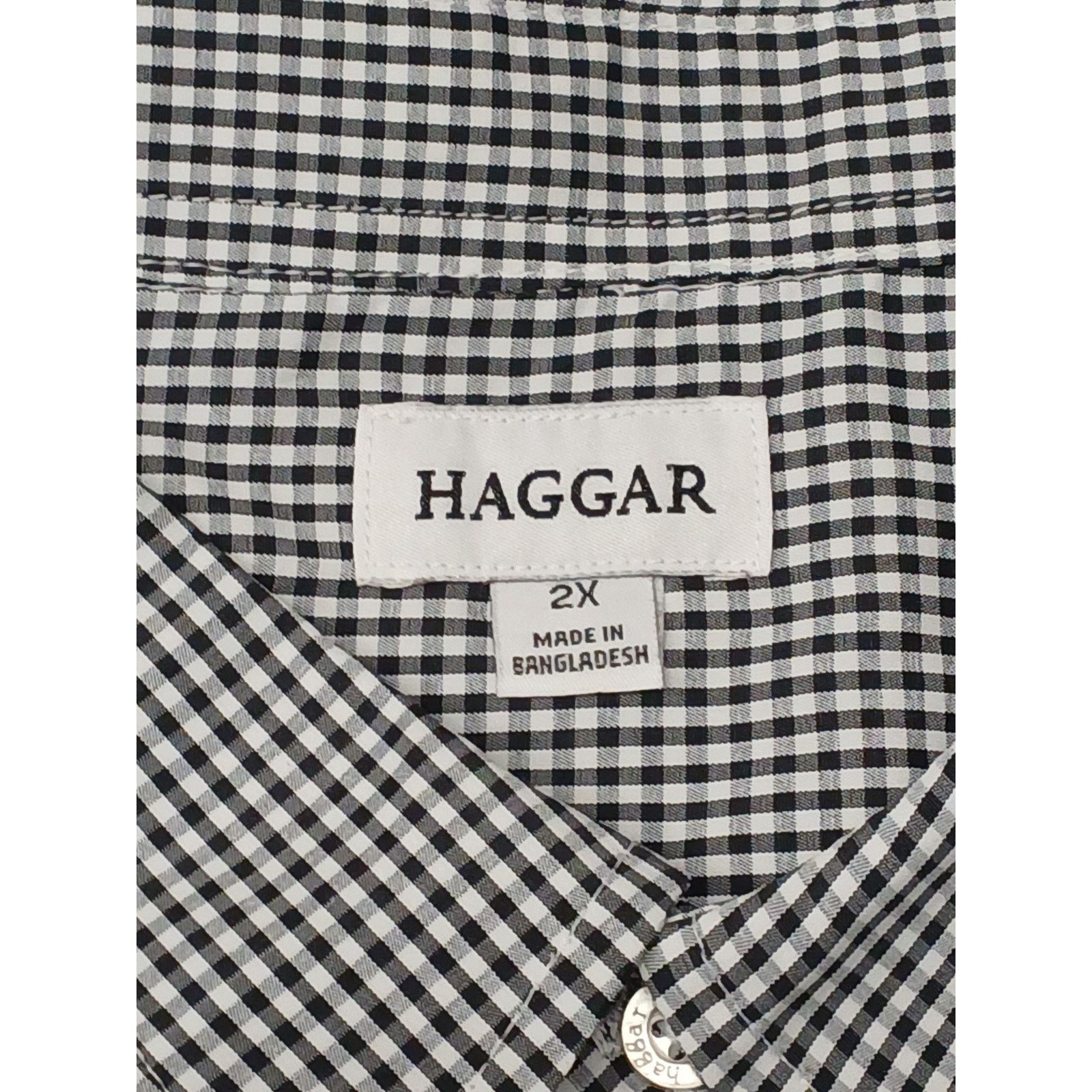 Haggar Haggar (2XL) Multicolor Plaid Soft Long Sleeve Shirt Size US XXL / EU 58 / 5 - 5 Thumbnail