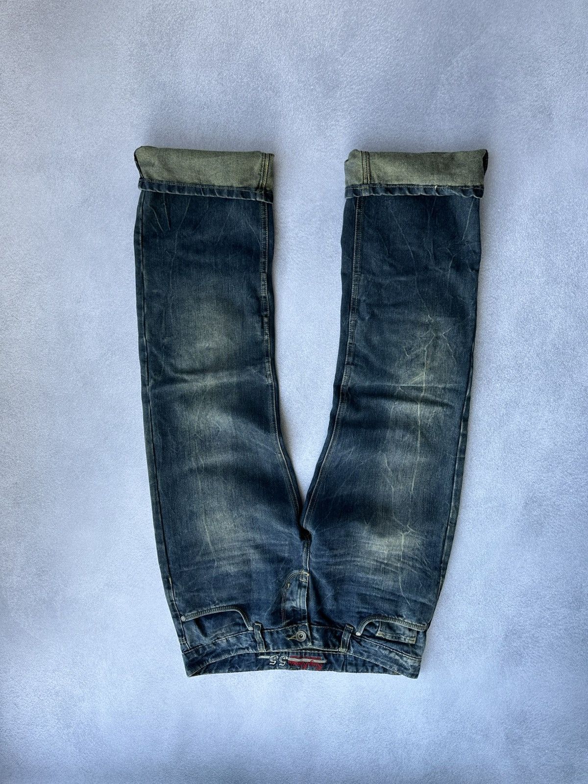 Japanese Brand Vintage King Kerosin Moto Japanese Heavy Jeans Size US 27 - 5 Thumbnail