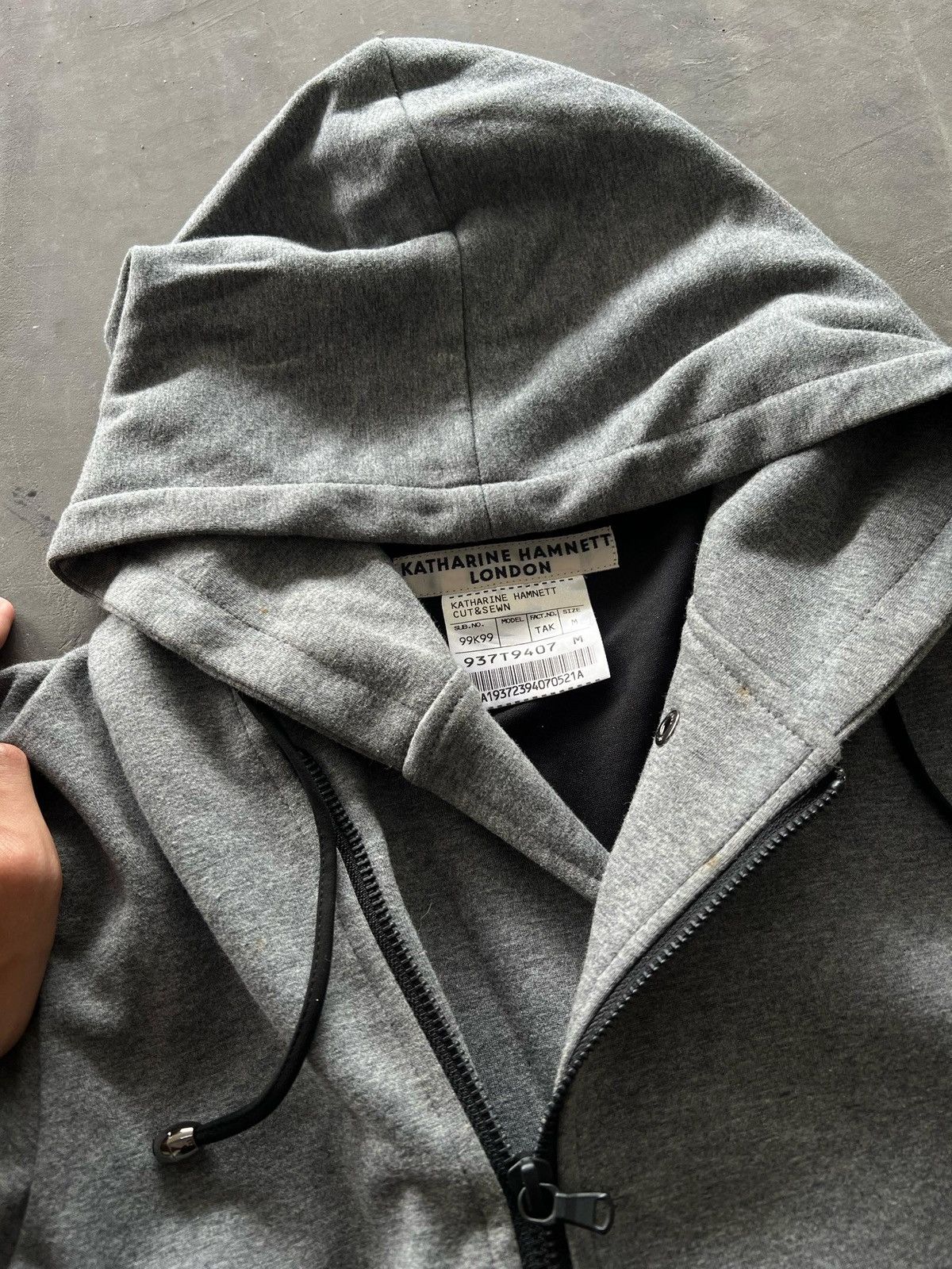 トップス KATHARINE HAMNETT LONDON zip hoodie Katherine Hamnett London double zip hoodie